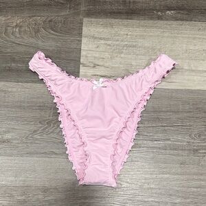 wild fable Light Pink Ruffle Bikini Bottom